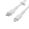 Belkin Kabel BoostCharge USB-C do Lightning silikonowy 3m, biały